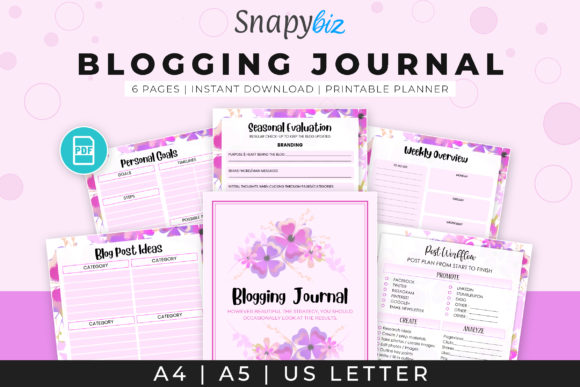 Download Blogging Journal | Printable - Premium Resources